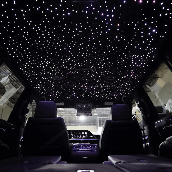 Starlight headliner installation by Allen's Mobile Mechanic